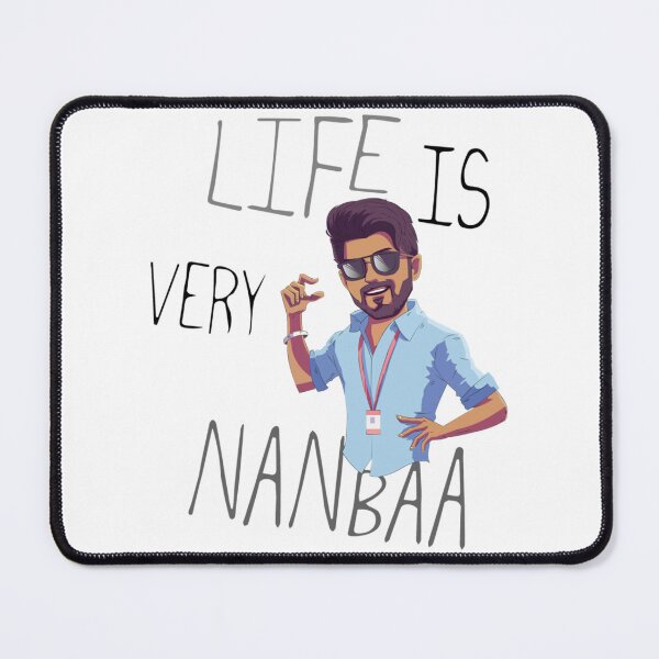 Item preview, Life is very short nanba Master thalapathy vijay designed and sold by lionartar.