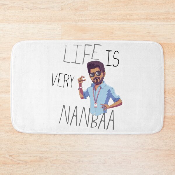 Item preview, Life is very short nanba  Master  thalapathy vijay   designed and sold by lionartar.