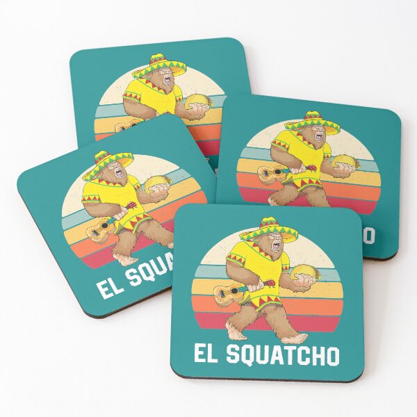 Item preview, Bigfoot El Squatcho Cinco de Mayo Mexican Poncho Sombrero designed and sold by Sankiloeti.