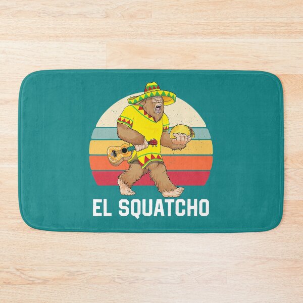 Item preview, Bigfoot El Squatcho Cinco de Mayo Mexican Poncho Sombrero designed and sold by Sankiloeti.