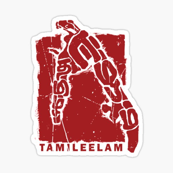 "Tamil Eelam " Sticker for Sale by lionartar Redbubble