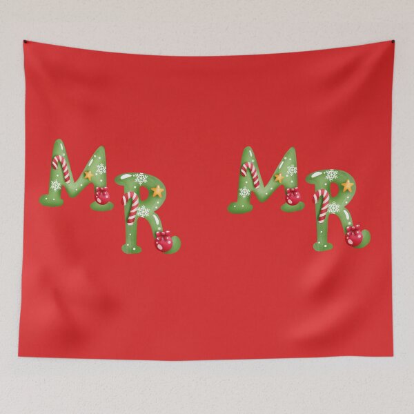 Item preview,    INTITIAL MR  /CHRISTMAS designed and sold by marie1919.