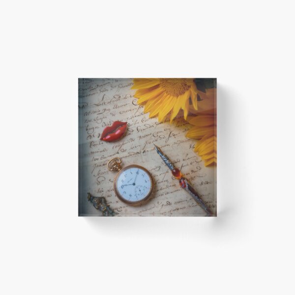 Item preview, Sunflowers On Old Letter designed and sold by Garry Gay.