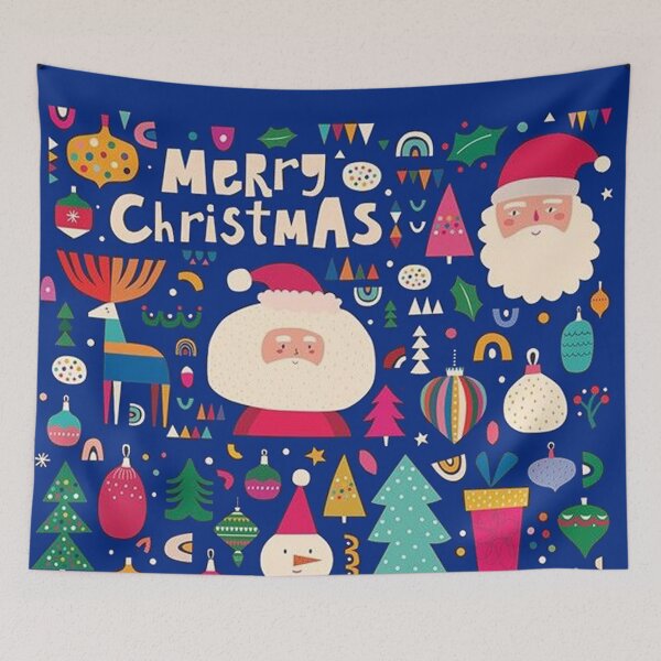 Aperçu de l'œuvre Joyeux noël! avec le père noël créée et vendue par FitFisher.
