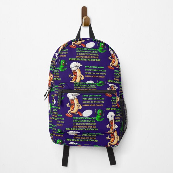 Item preview, THE HOT DOG CHEF AND THE LITTLE GREEN WORM -HUNGRY AND ANGRY designed and sold by RJ-LORD.