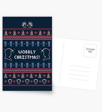Have a Wobbly Christmas! Postcards