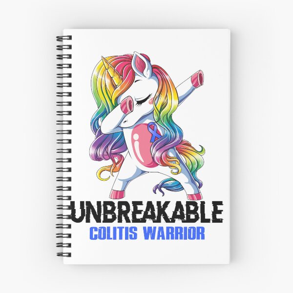 Item preview, Conciencia de la colitis - Unicorn Colitis Warrior Ribbon IRROMPIBLE designed and sold by Fernandezf.
