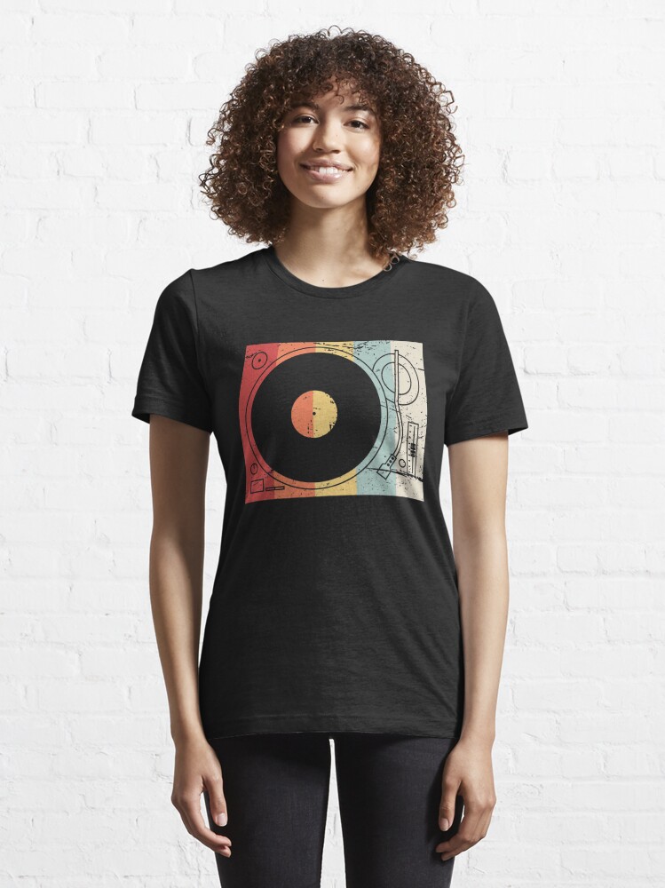 Retro 70s Record Player | Essential T-Shirt