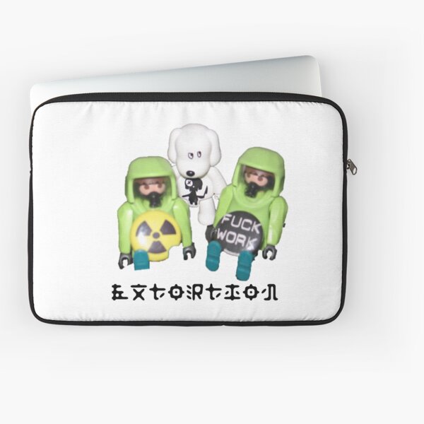 extortion - f*ck work Laptop Sleeve