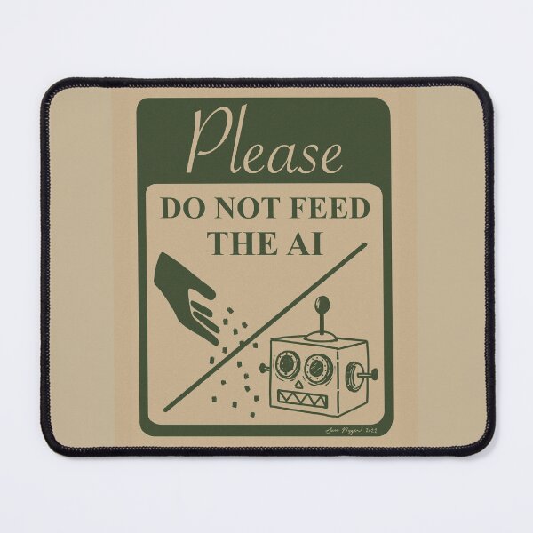Item preview, Do Not Feed The AI designed and sold by Sam Nygard.