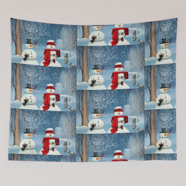 Item preview, Snowmen happy in the season  designed and sold by deville13.