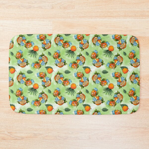 Item preview, Little Orange Bird (Green Background) designed and sold by Disney1955Fan.