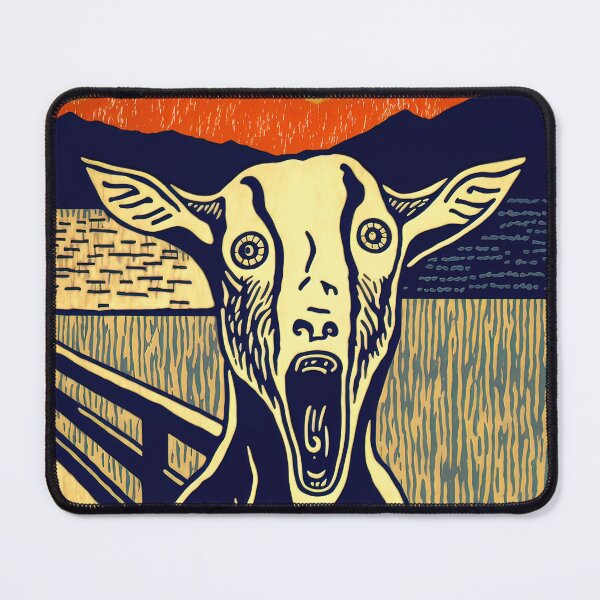 Item preview, The Scream but it's a goat designed and sold by VolpeDesigns.