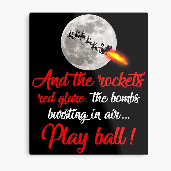 Item preview, And The Rockets Red Glare. The Bombs Bursting In Air Play Ball Funny Aunt Bethany Christmas Ugly Sweater Look Patriotic designed and sold by JackSadowski.