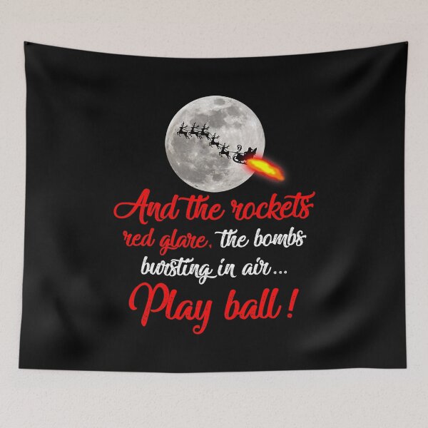 Item preview, And The Rockets Red Glare. The Bombs Bursting In Air Play Ball Funny Aunt Bethany Christmas Ugly Sweater Look Patriotic designed and sold by JackSadowski.