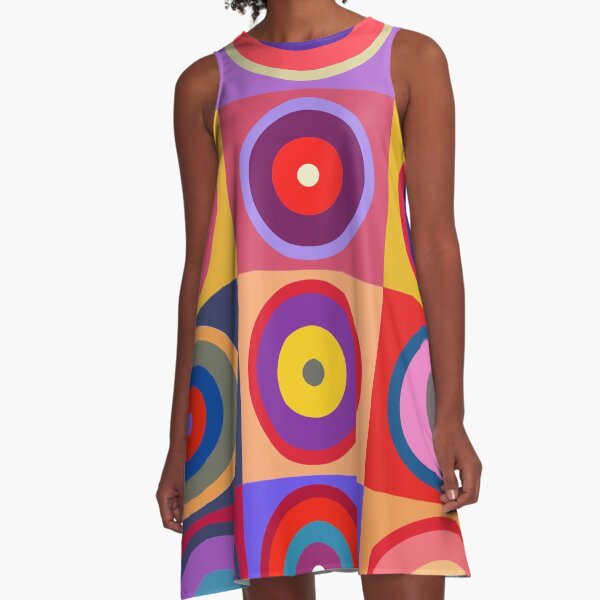 Kandinsky #25 A-Line Dress
