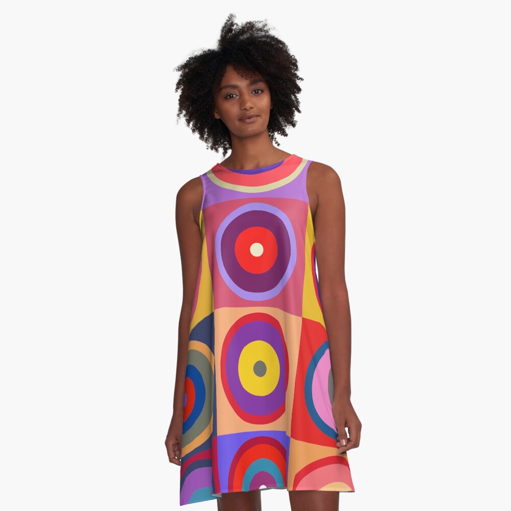 Kandinsky #25 A-Line Dress