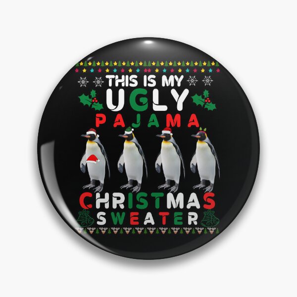 Item preview, Penguin ugly Christmas sweater designed and sold by Hussain Shirts.