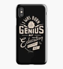 Born Genius iPhone Case