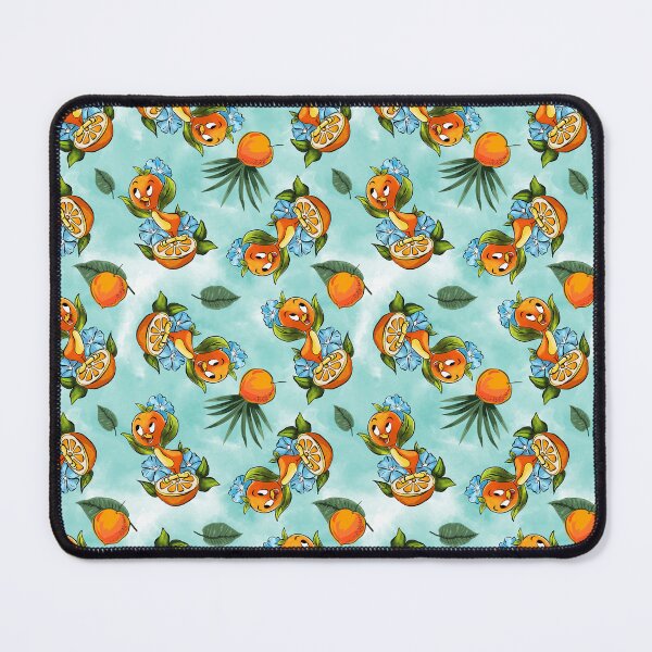 Item preview, Little Orange Bird (Blue Background) designed and sold by Disney1955Fan.