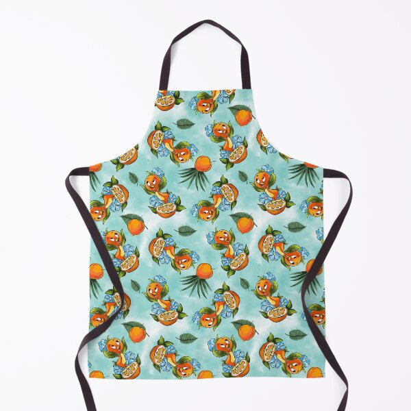 Item preview, Little Orange Bird (Blue Background) designed and sold by Disney1955Fan.
