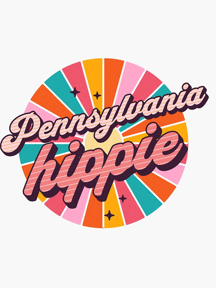 "Pennsylvania Hippie I Love Pennsylvania Christmas Gifts For