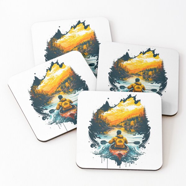 Item preview, Kayak River Rafting Mountains Water designed and sold by Itis-Whatitis.