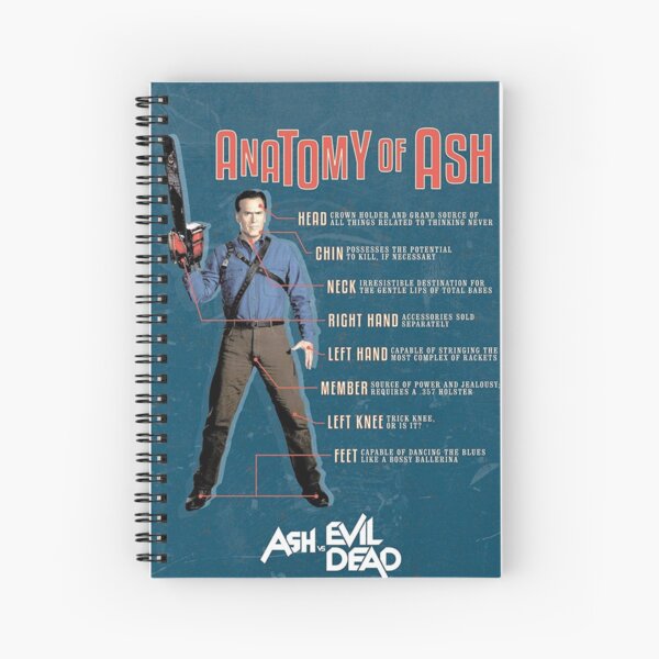 The Anatomy of Ash Spiral Notebook