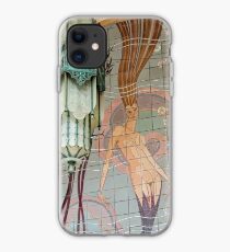 Avalon Casino entrance - mermaid mural iPhone Case