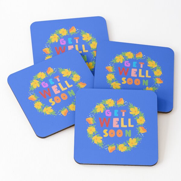 Item preview, Get Well Soon, Motivational Quote designed and sold by TheCatmeow2000.