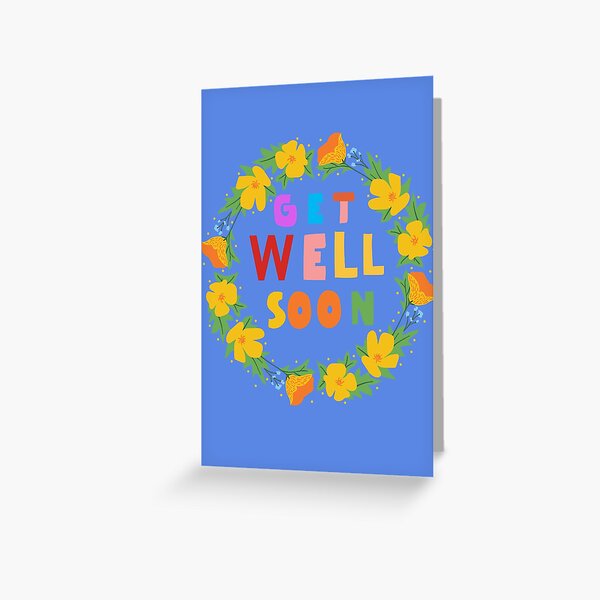 Item preview, Get Well Soon, Motivational Quote designed and sold by TheCatmeow2000.