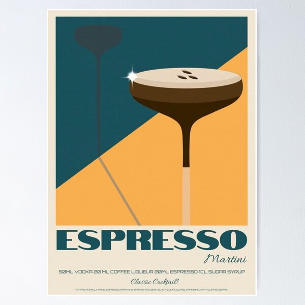 Types Of Coffee Drinks Poster, Coffee Knowledge Poster, Coffee Lover  Poster, Cof