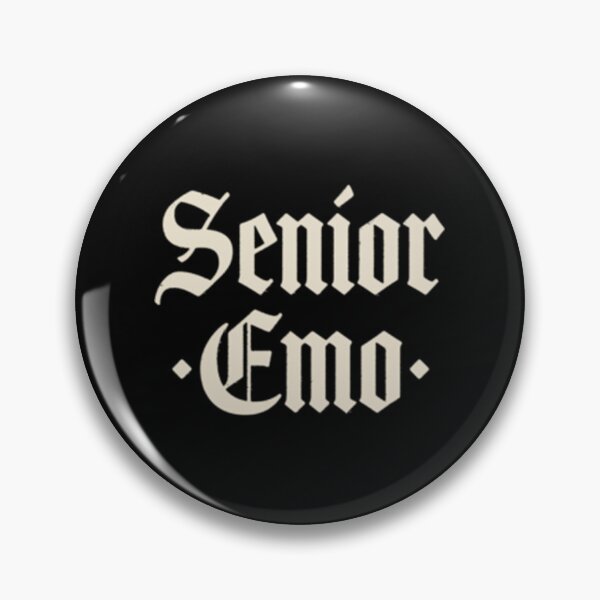 Item preview, Senior Emo Text Design For Metalheads Rockers Metal Fans Heavy Metal Design Zipped Hoodie designed and sold by iuzabiardoc.