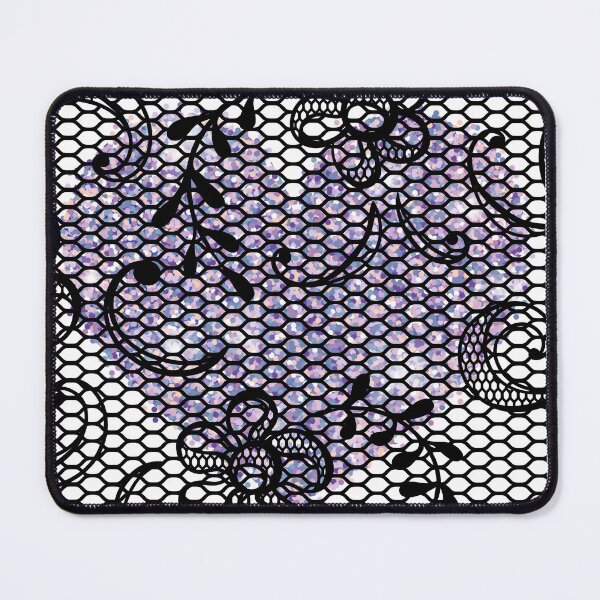 Item preview, Black Lace Overlay with Violet Heart !! designed and sold by SunMoonBeyond.