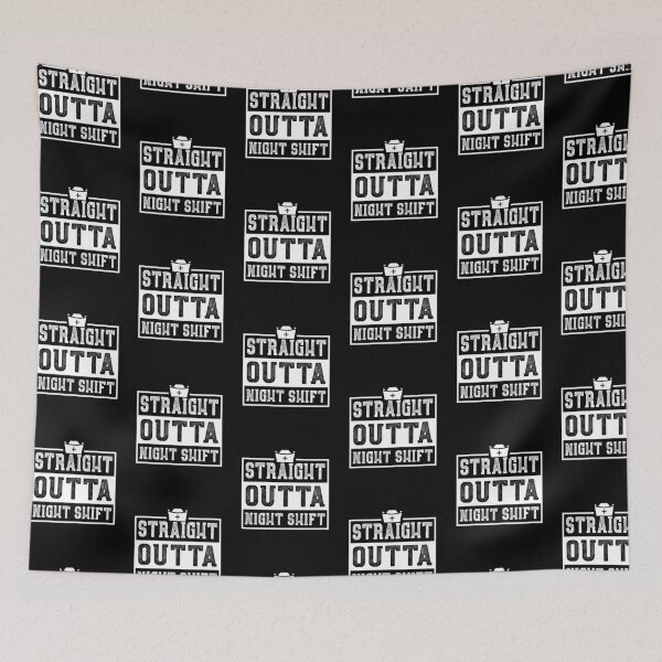 Item preview, Straight Outta Night Shift Nurse designed and sold by lsrclothing.