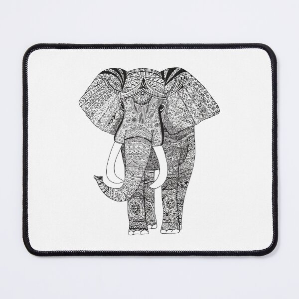 Item preview, Detailed pen illustration - Elephant designed and sold by MartaC96.