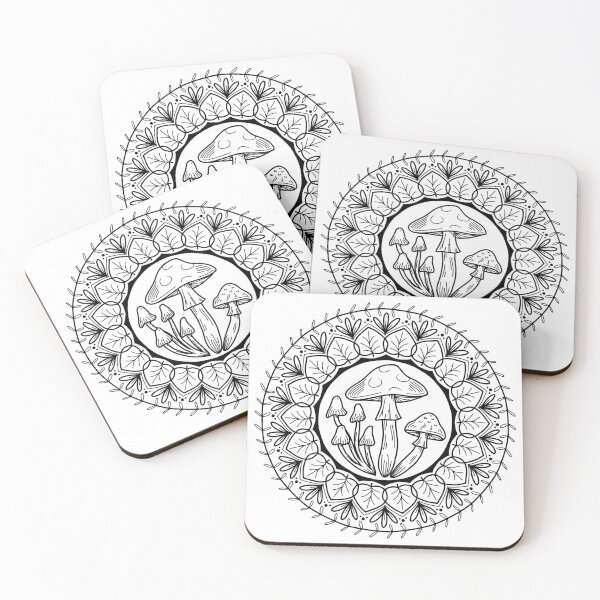 Item preview, Mushroom Mandala designed and sold by SoulSketch.