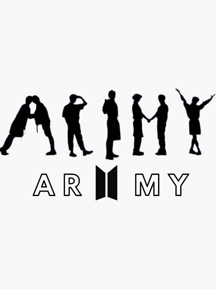 "Ultimate Korean HipHop Ultimate Korean Band BTS Army BTS Singer Illustration" Sticker