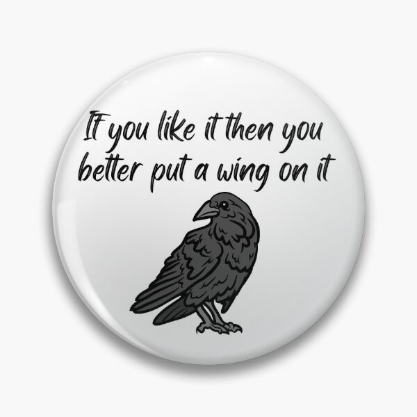 Item preview, Put a Wing on It Crow designed and sold by ChinnieGirl.