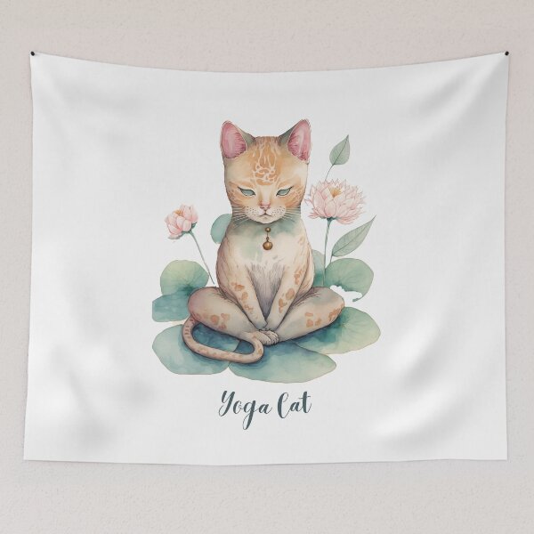 Item preview, Yoga cat 01 designed and sold by printiesart.