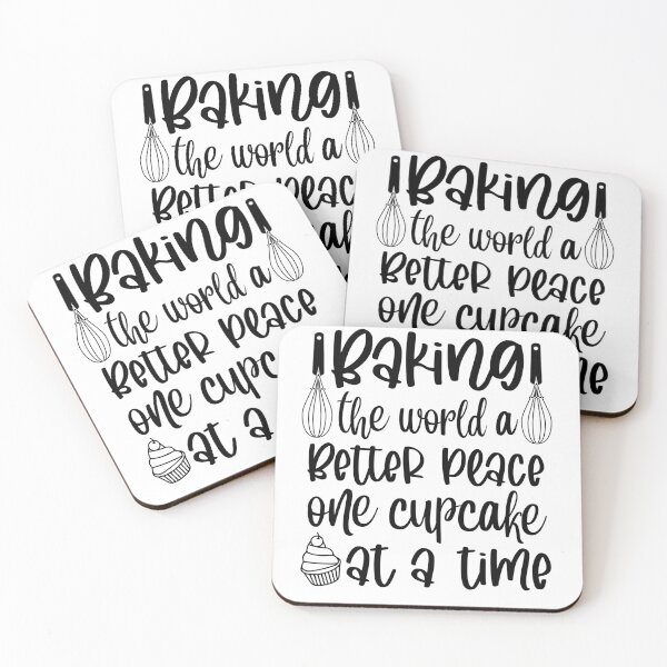 Item preview, Baking the world a better place one cupcake at a time designed and sold by AseMeditation.