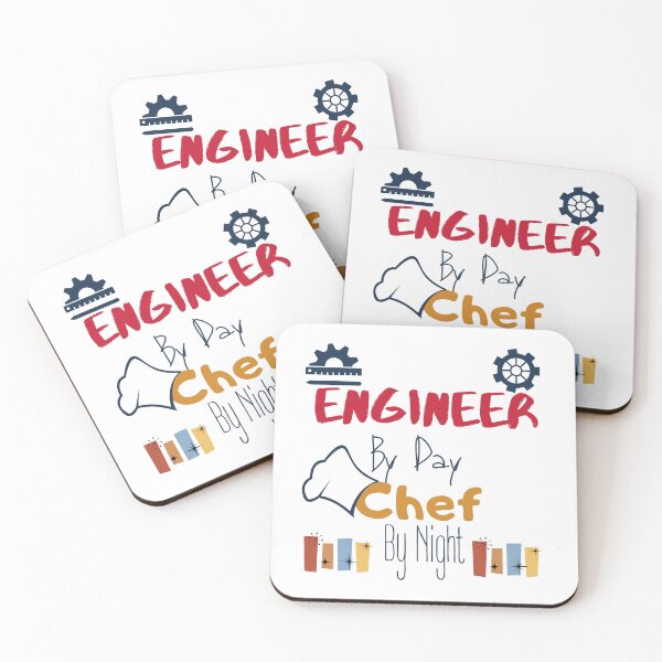 Item preview, Engineer By Day Chef By Night designed and sold by Quirky Dez.