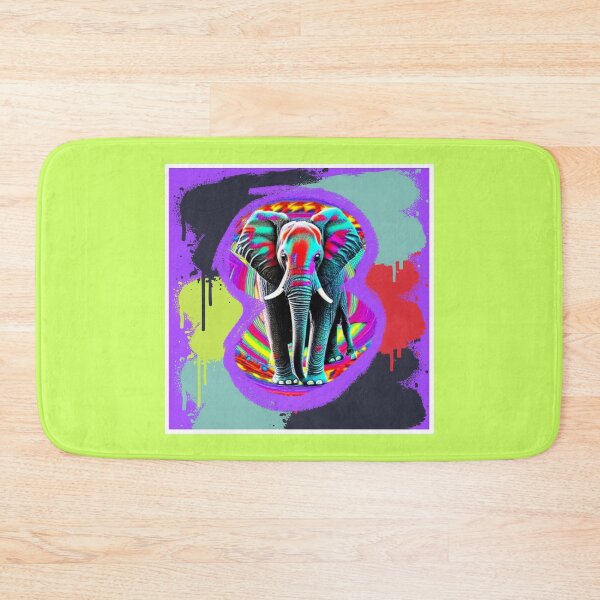 Item preview, Elephant in Psychedelic Style design designed and sold by CoyoteGifts.