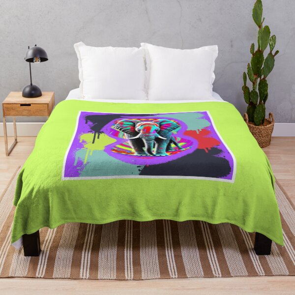 Item preview, Elephant in Psychedelic Style design designed and sold by CoyoteGifts.