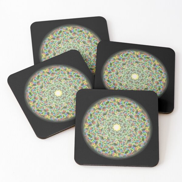 Item preview, Christmas lights abstract symmetrical  designed and sold by Wasted Potential ink.
