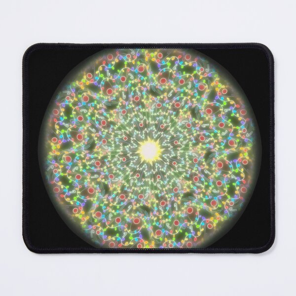 Item preview, Christmas lights abstract symmetrical  designed and sold by Wasted Potential ink.