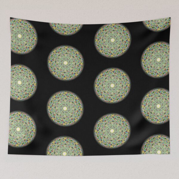 Item preview, Christmas lights abstract symmetrical  designed and sold by Wasted Potential ink.