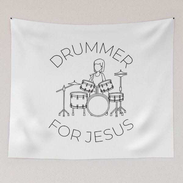 Item preview, Drummer for Jesus designed and sold by BlessedConcepts.