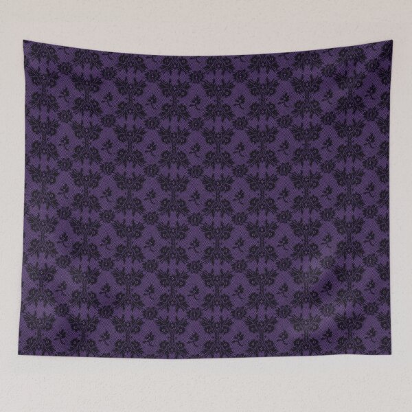 Item preview, Smoky Tillandsia Purple black lace designed and sold by coverinlove.