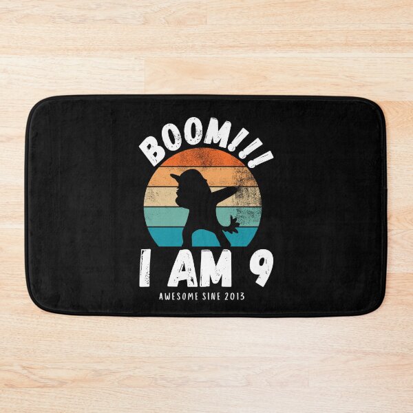Item preview, Boom I'm 9 Birthday, Awesome Happy 9th Birthday designed and sold by Sarocha Kaewsanod.